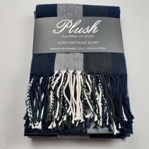 Plush Apparel Ultra Soft Plaid Scarf